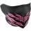 Sturmhaube Halbmaske Pink Flames Neopren