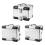 Kofferset Aluminium silber - CFMOTO 1000MT-X - CF-6WWV-808000-5002
