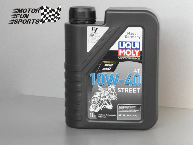 10W-40 Street 4T Motorenoel Synthetic, Nasskupplung