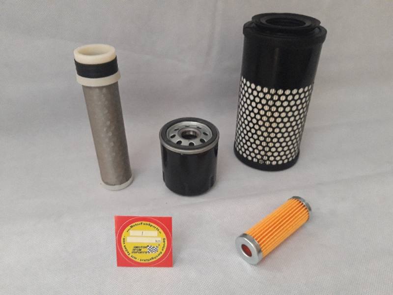 Filter Set für die große Wartung für Kubota KX 008-3