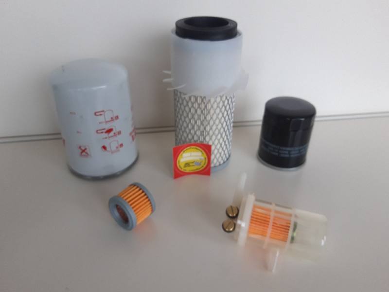 Jeu De Filtres (Petit) Compatible Mini-Pelle Pel Job EB 200 / EB 200 XT Moteur L3E