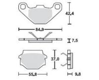 Aprilia Bremsbelagsatz MCB667SI