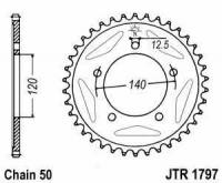 JT Kettenrad Stahl, Teilung 530,...