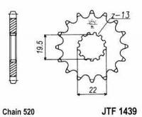 Stahl Kettenritzel 520 Teilung p...