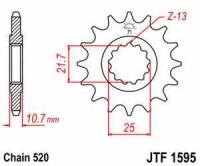 Stahl Kettenritzel 520 Teilung p...