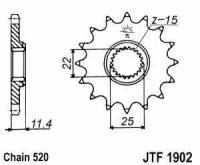 Stahl Kettenritzel 520 Teilung p...