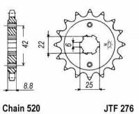 Stahl Kettenritzel 520 Teilung p...