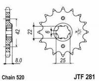 Stahl Kettenritzel 520 Teilung p...