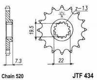 Stahl Kettenritzel 520 Teilung p...