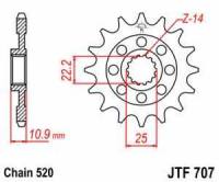 Stahl Kettenritzel 520 Teilung p...