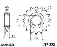 Stahl Kettenritzel 520 Teilung p...