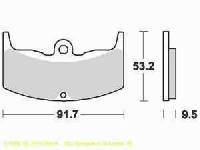 Lucas Bremsbelagsatz MCB543