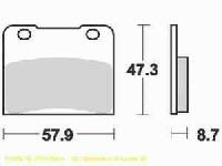 Lucas Bremsbelagsatz MCB547