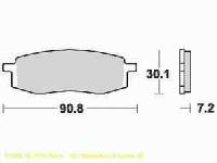 Lucas bremsbelagsatz MCB549