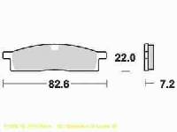 Lucas Bremsbelagsatz MCB558SI