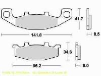 Lucas Bremsbelagsatz MCB569SH