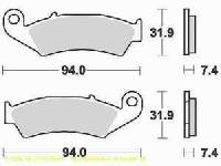 Lucas Bremsbelagsatz MCB574