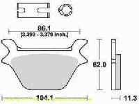 Lucas Bremsbelagsatz MCB583