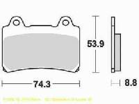 Lucas Bremsbelagsatz MCB584