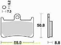 Lucas Bremsbelagsatz MCB611SRM