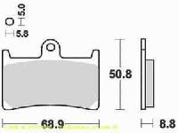 Lucas Bremsbelagsatz MCB616