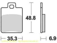 Lucas Bremsbelagsatz MCB695SR