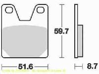 Lucas Bremsbelagsatz MCB702SH