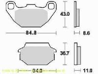 Kymco SYM  Bremsbelagsatz MCB712SRM