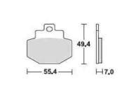 Lucas Bremsbelagsatz MCB727SRM