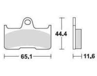 Lucas Bremsbelagsatz MCB756RSI